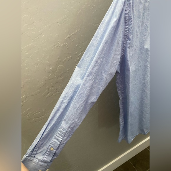 Péra Light Blue Men’s Button Up - slim fit 15.5, 32-33 - Picture 5 of 5